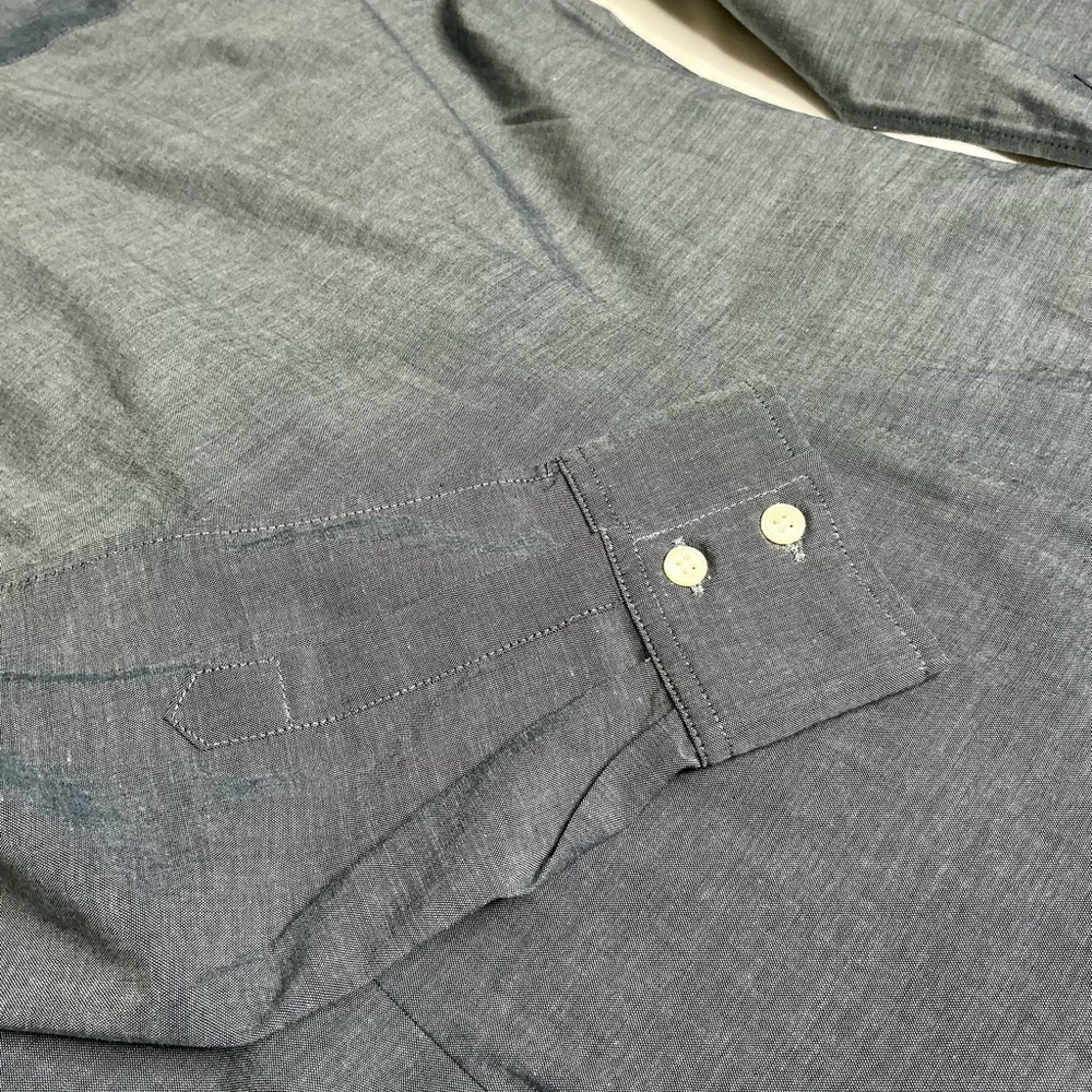 Banana Republic Blue Button-Down Shirt - Picture 5 of 5